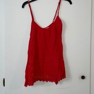 Small red billabong tank top